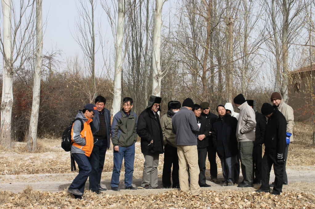 伊朗森林协会科学考察团参观我所试验基地